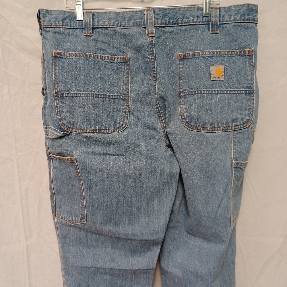 Carhartt Men's Carpenter Jeans 38 x 32 Loose Fit - Picture 6 of 8